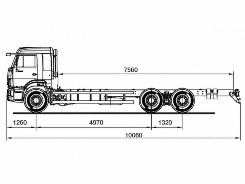 65117-23010-50 Шасси КамАЗ