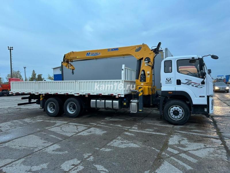 Автомобиль FAW JK6 CA1250 с КМУ XCMG SQS 300-4