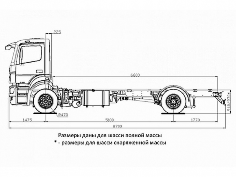 5325-1001-69(G5) Шасси КамАЗ